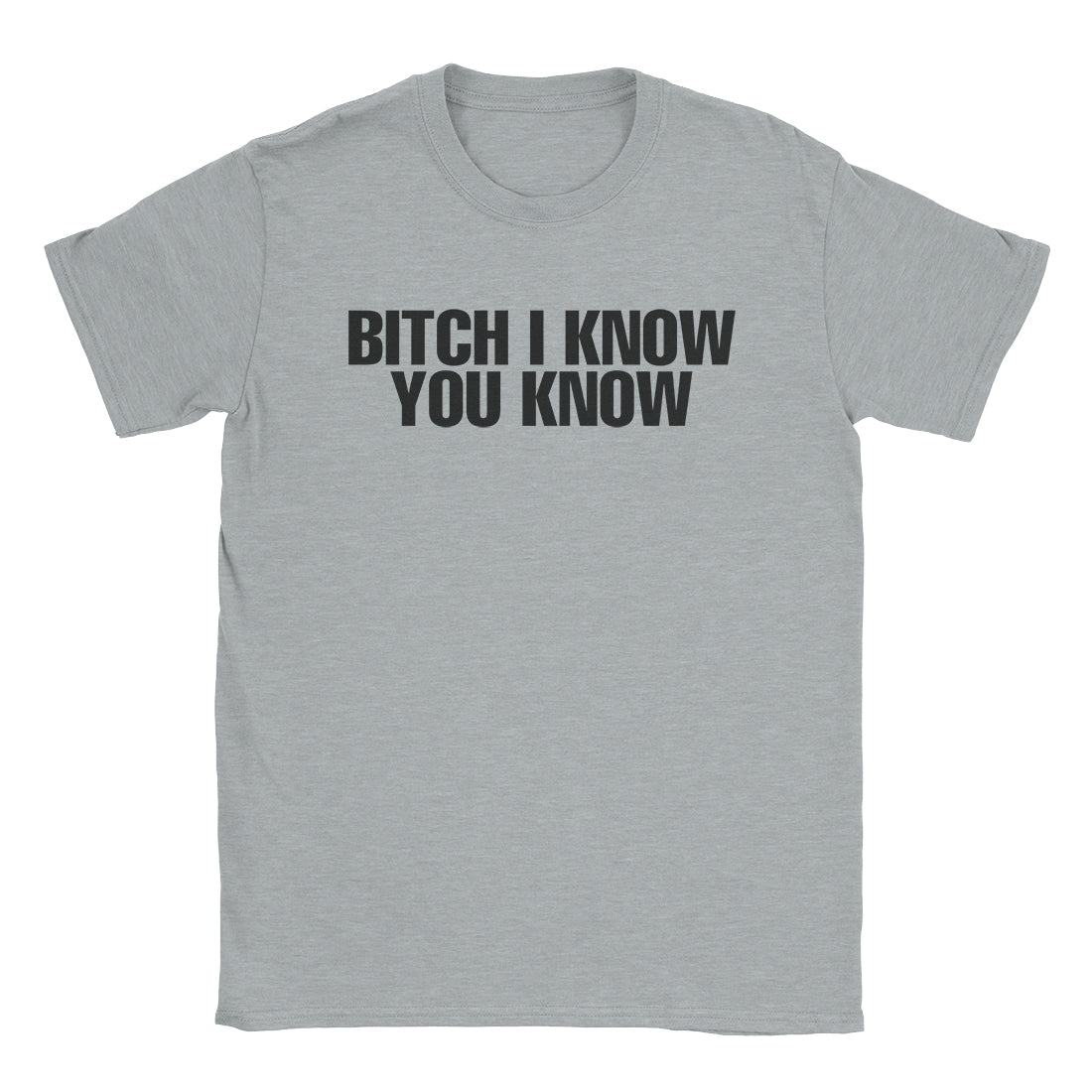 I Know T-Shirt-T-Shirt-Alpine Shift Group-Sport Grey-S-A or B Tees