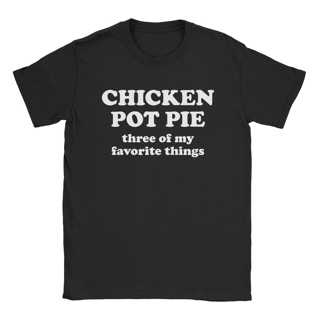 Chicken Pot Pie T-Shirt-T-Shirt-Alpine Shift Group-Black-S-A or B Tees
