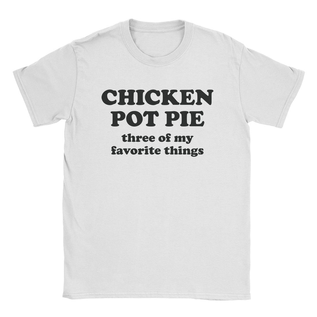 Chicken Pot Pie T-Shirt-T-Shirt-Alpine Shift Group-White-S-A or B Tees