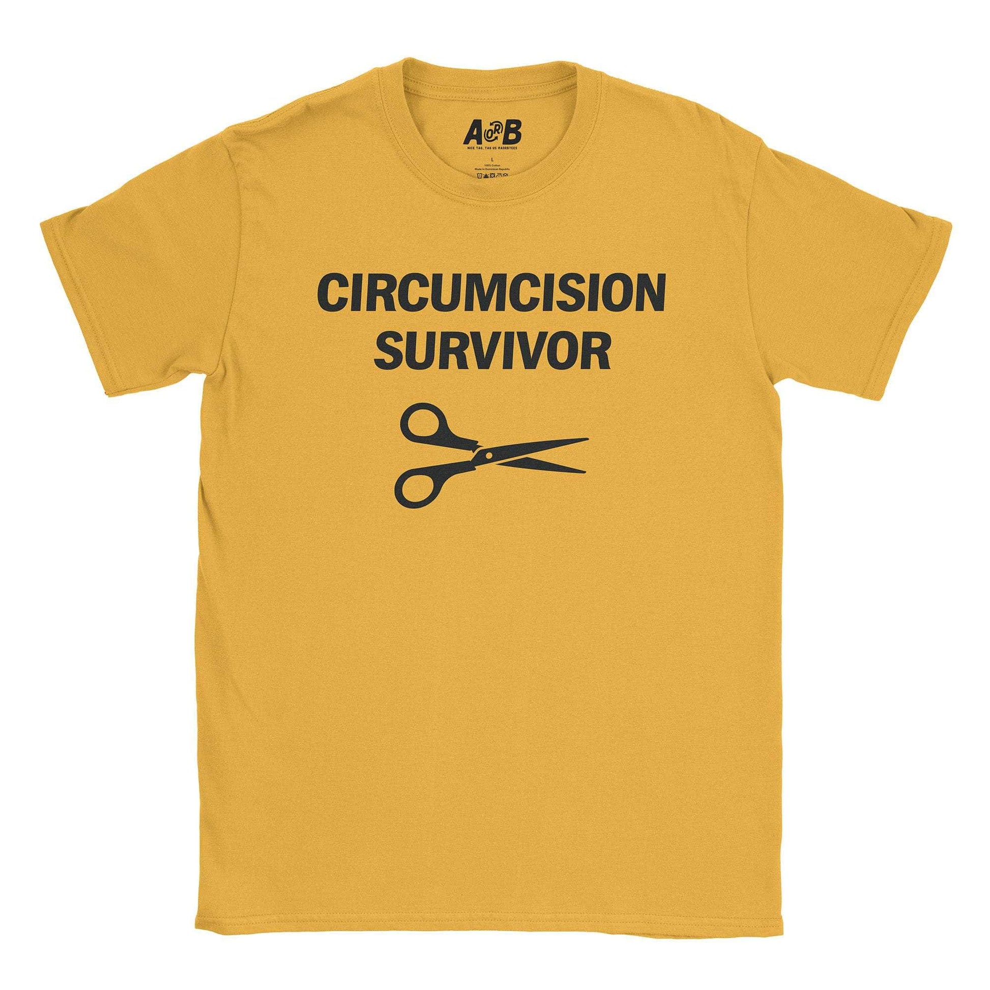 Circumcision T-Shirt-T-Shirt-Alpine Shift Group-Gold-S-A or B Tees