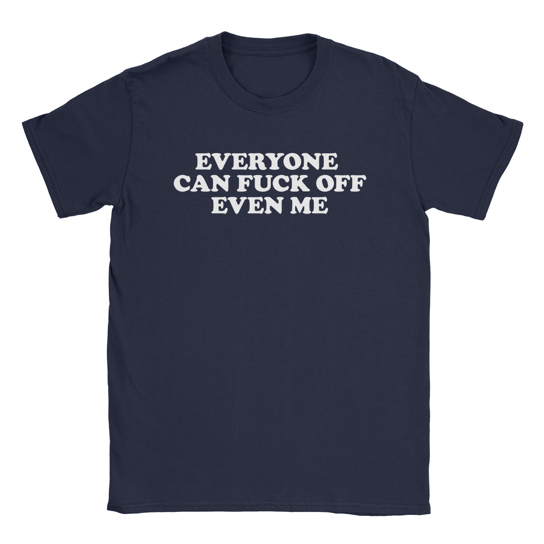 Fuck Off T-Shirt-T-Shirt-Alpine Shift Group-Navy-S-A or B Tees