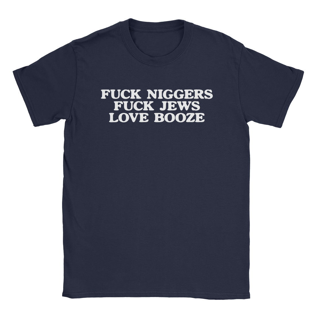 Love Booze T-Shirt-T-Shirt-Alpine Shift Group-Navy-S-A or B Tees