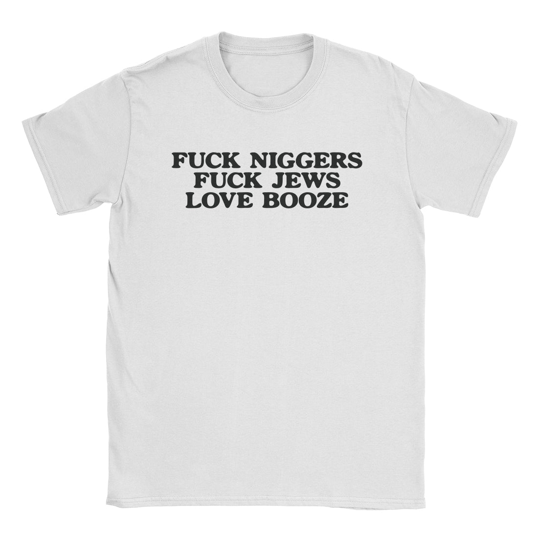 Love Booze T-Shirt-T-Shirt-Alpine Shift Group-White-S-A or B Tees