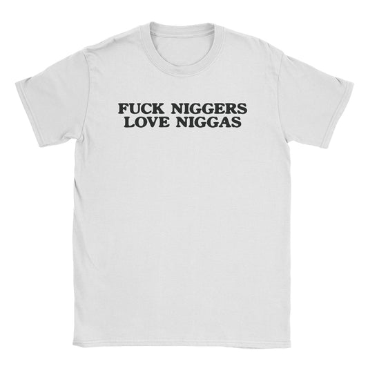Love Niggas T-Shirt-T-Shirt-Alpine Shift Group-White-S-A or B Tees