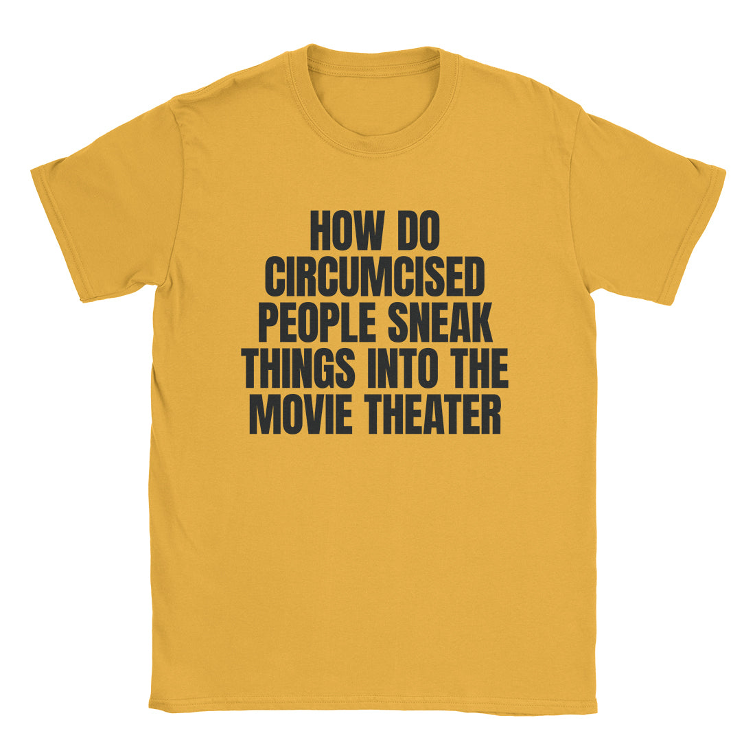 Movie Theater T-Shirt-T-Shirt-Alpine Shift Group-Gold-S-A or B Tees