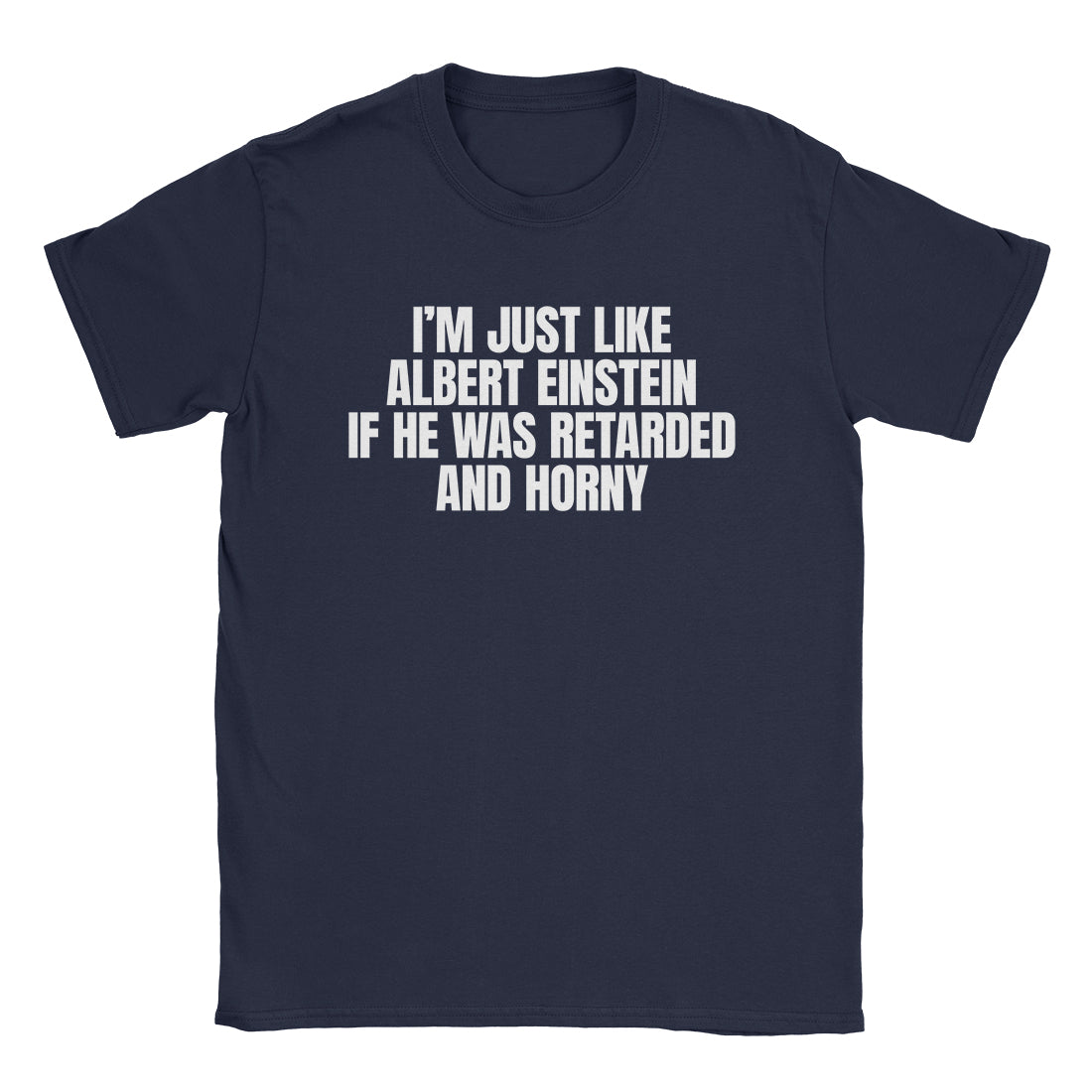 Einstein T-Shirt-T-Shirt-Alpine Shift Group-Navy-S-A or B Tees