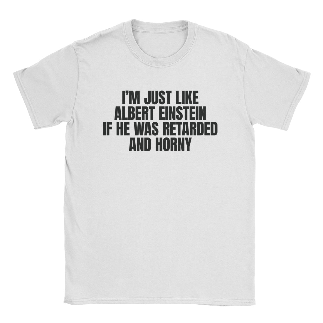 Einstein T-Shirt-T-Shirt-Alpine Shift Group-White-S-A or B Tees
