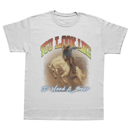 I Need A Beer T-Shirt-T-Shirt-Alpine Shift Group-White-S-A or B Tees